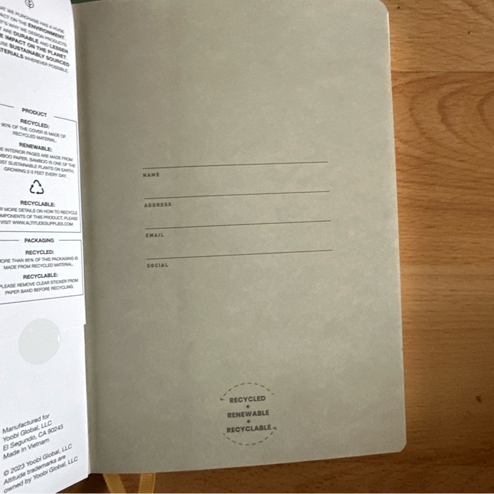 Altitude Green Journal Set 2 pack - Picture 7 of 9